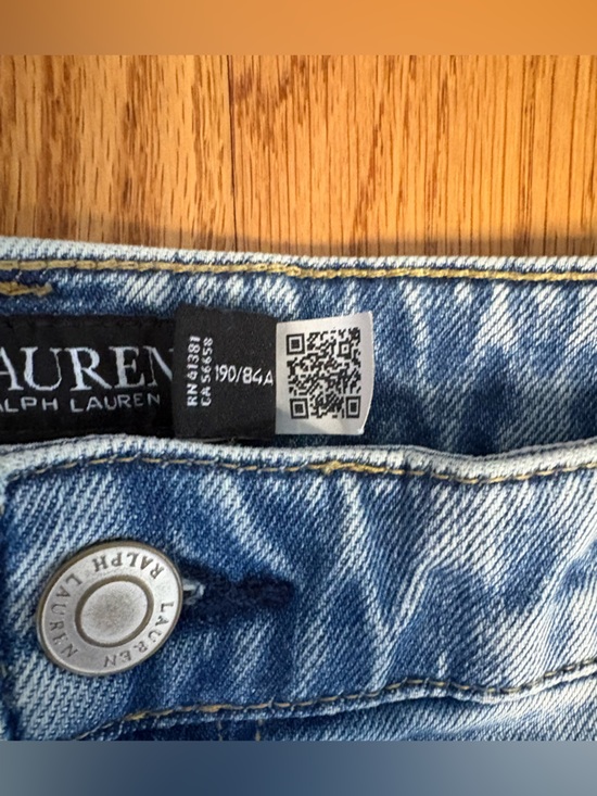 Ralph Lauren Light Blue Cropped Wide-Leg Jeans - Picture 7 of 12